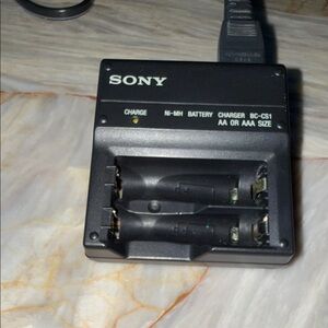 Sony Black Battery Charger